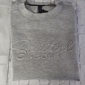 UNRL Barstool Golf Gray Sweatshirt NEW!